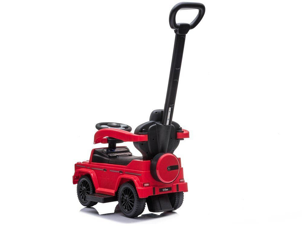 Megastar - Licensed Mercedes G-wagon 3 in 1 Push Car With Parental Handle - Red