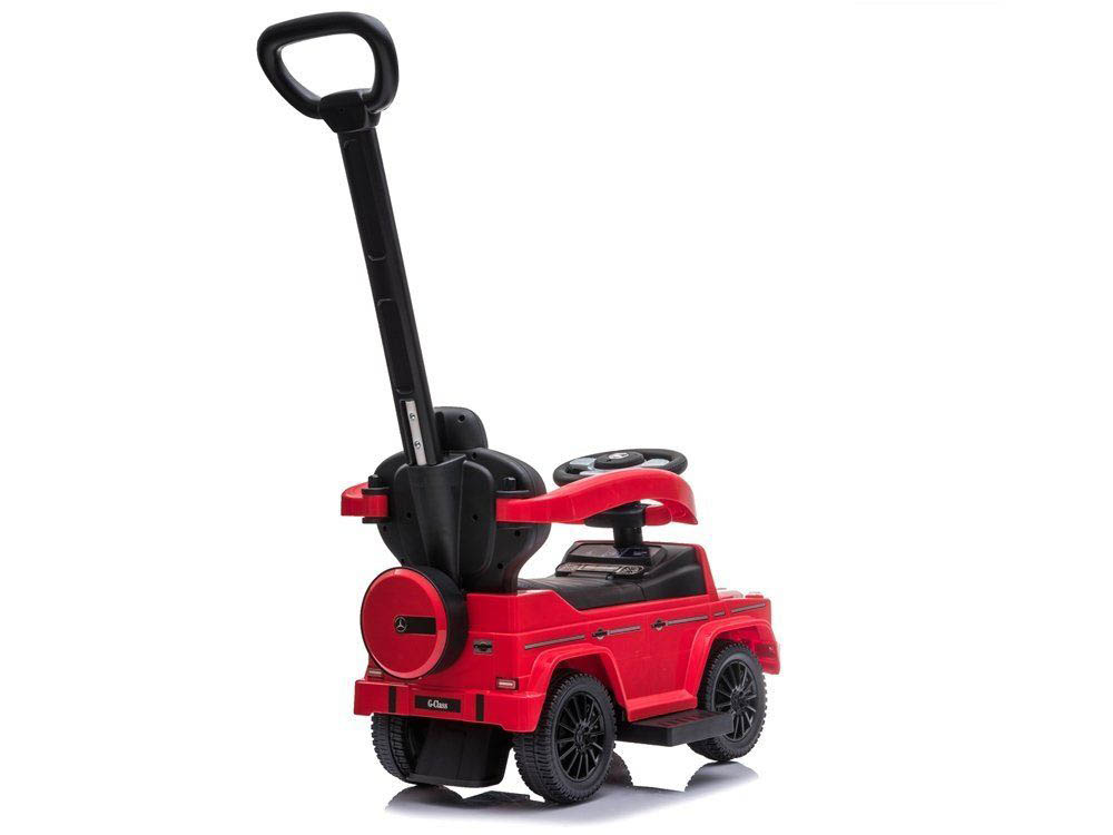 Megastar - Licensed Mercedes G-wagon 3 in 1 Push Car With Parental Handle - Red