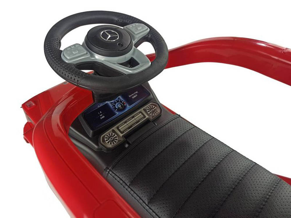 Megastar - Licensed Mercedes G-wagon 3 in 1 Push Car With Parental Handle - Red