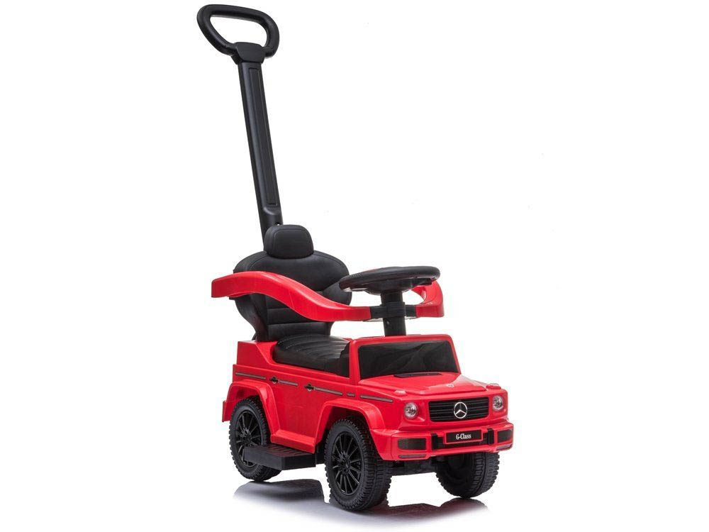 Megastar - Licensed Mercedes G-wagon 3 in 1 Push Car With Parental Handle - Red