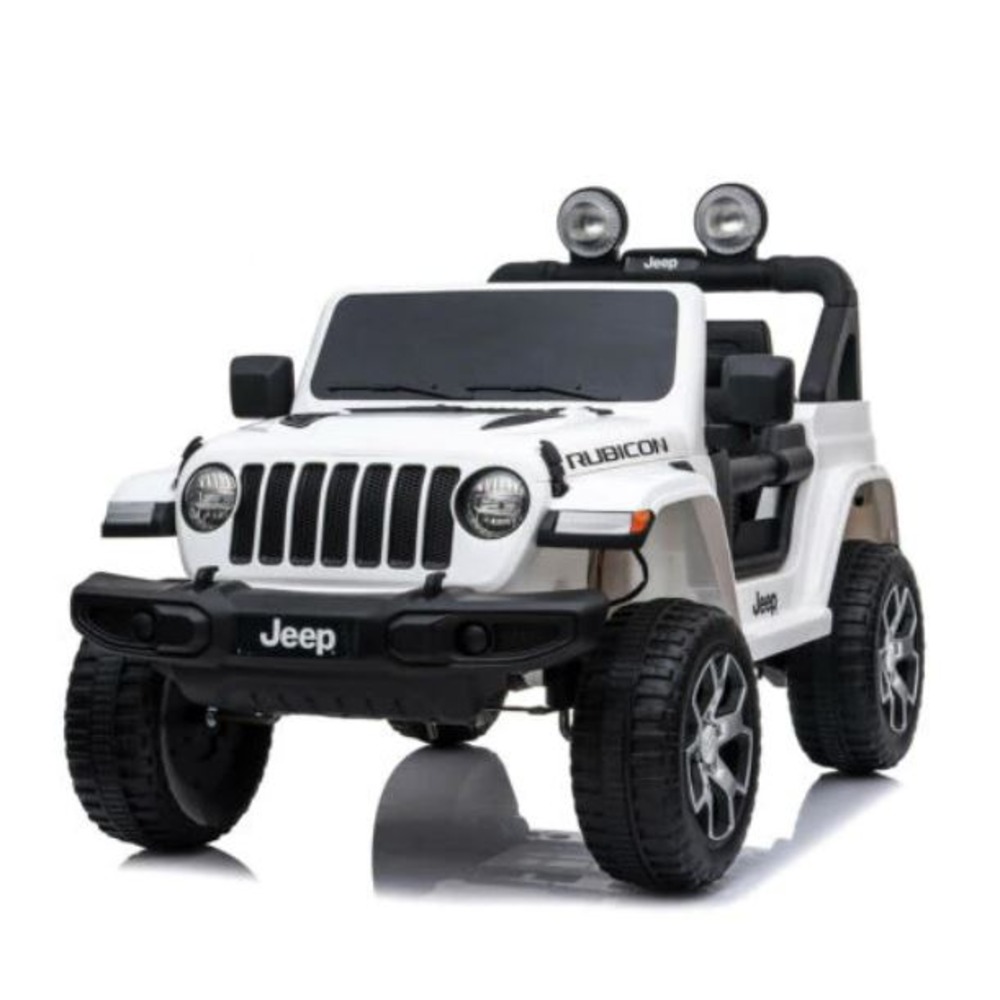 Megastar - Licensed Rideon Wrangler Jeep 12v - White