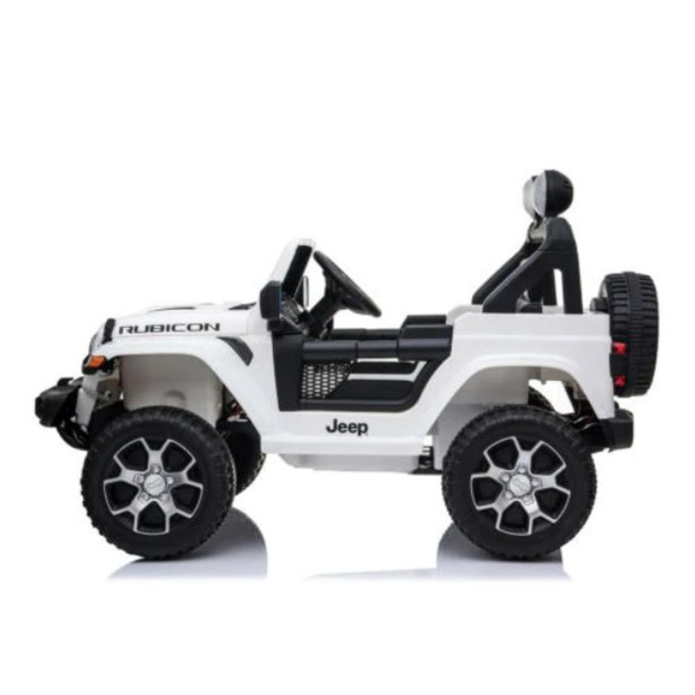 Megastar - Licensed Rideon Wrangler Jeep 12v - White