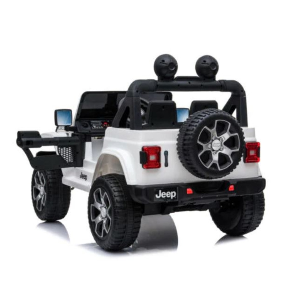 Megastar - Licensed Rideon Wrangler Jeep 12v - White
