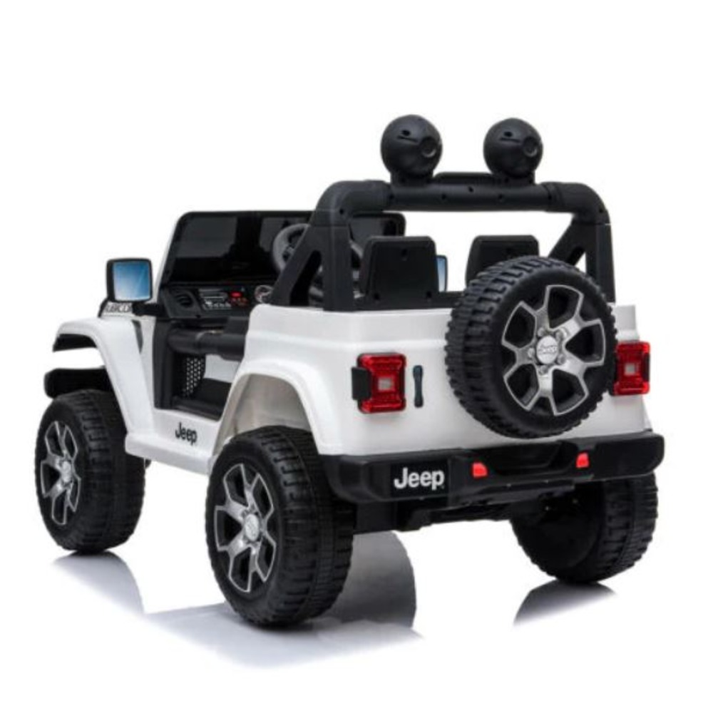 Megastar - Licensed Rideon Wrangler Jeep 12v - White
