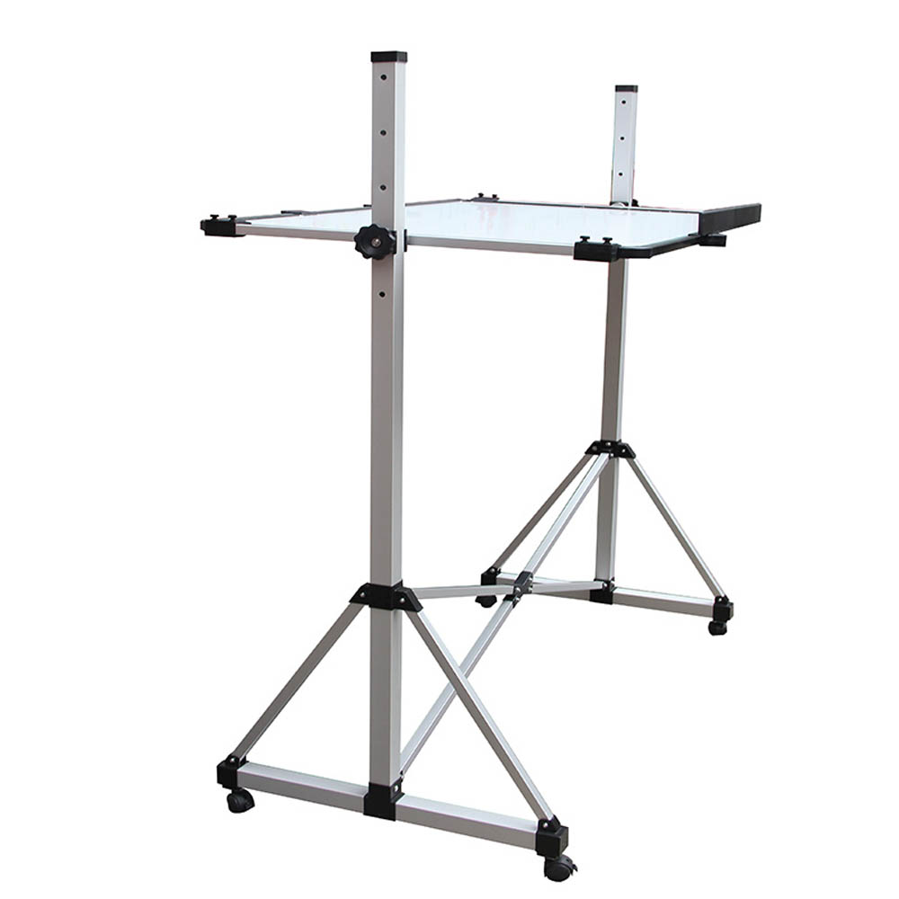 Megastar - Mobile Adjustable Height Dry Erase Stand Board Magnetic Large White Board on Wheels - 120cm
