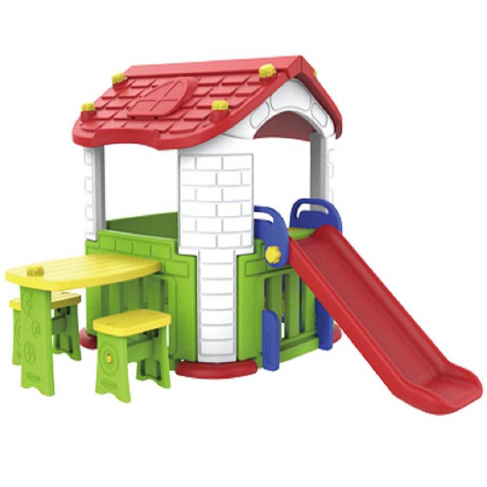 Playhouse with table online and chairs