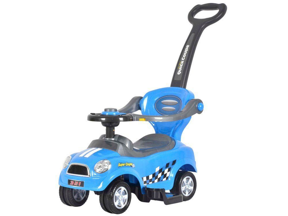 Megastar - My Lil Sunhine Push Car With Handle - Blue