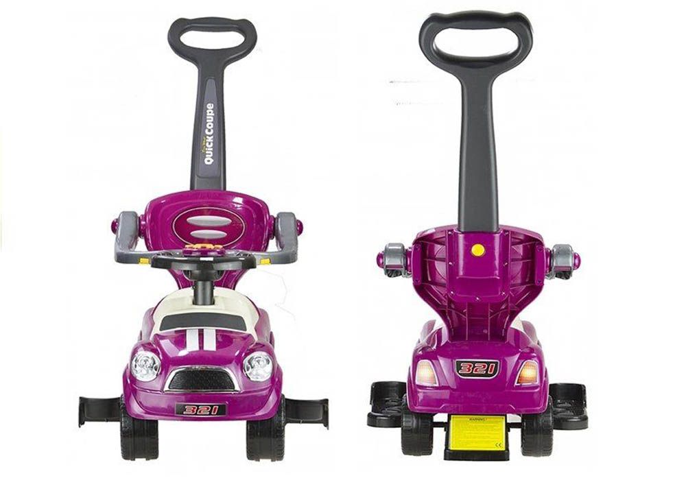 Megastar - My Lil Sunhine Push Car With Handle - Purple