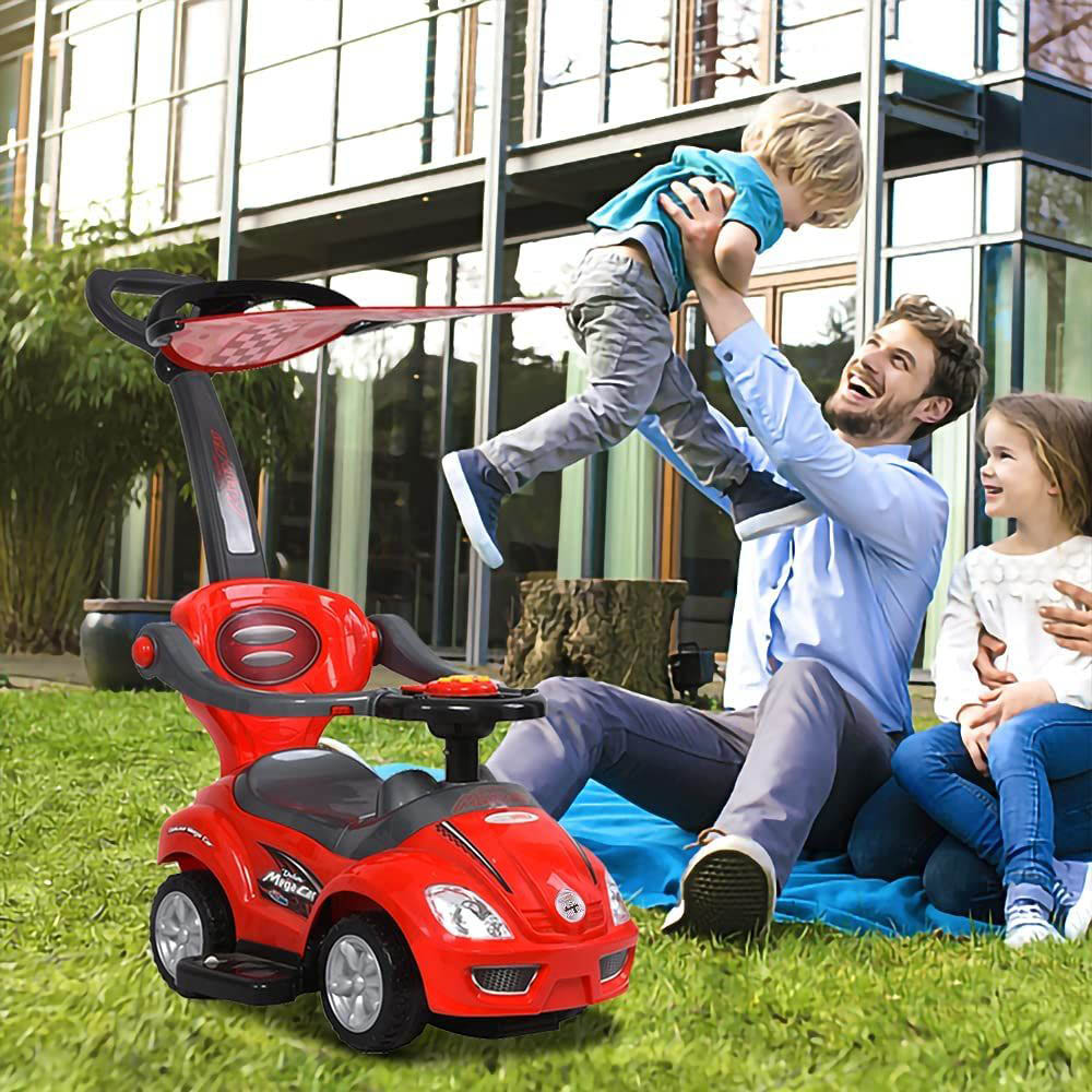 Megastar - My Little Sunshine Push Car With Canopy Shade 3 in 1