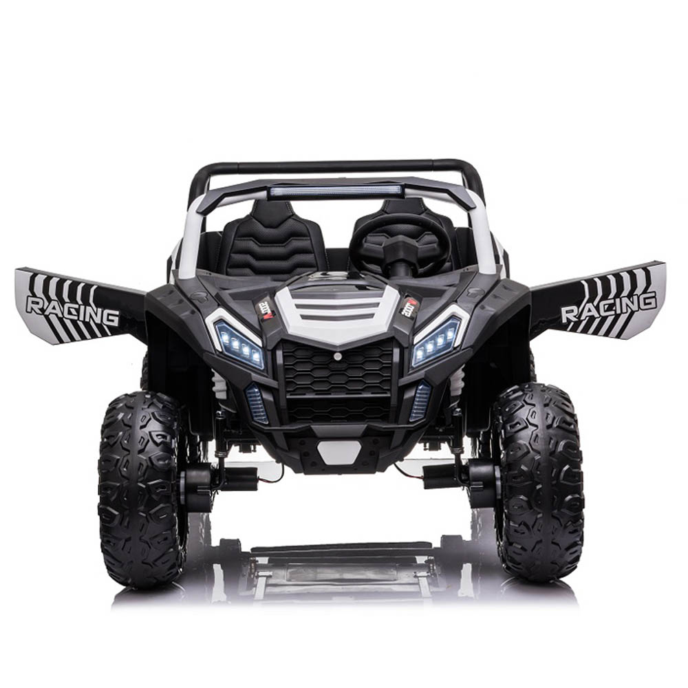 Megastar - Ride on 12 V Xxl Blade Xr Utv Buggy Twin Seater - White