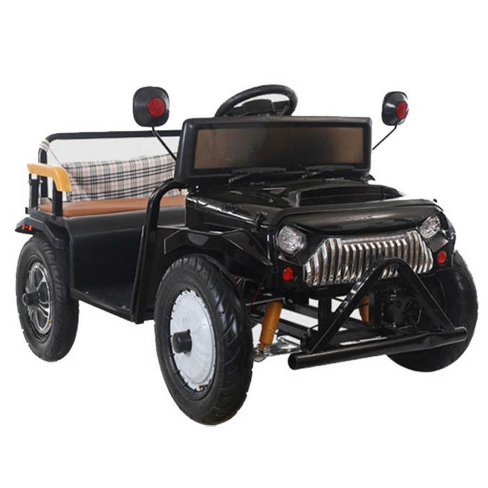 Megastar - Ride On 24 V Power Mode Mini Jeep Buggy With Rubber Tyres - Black
