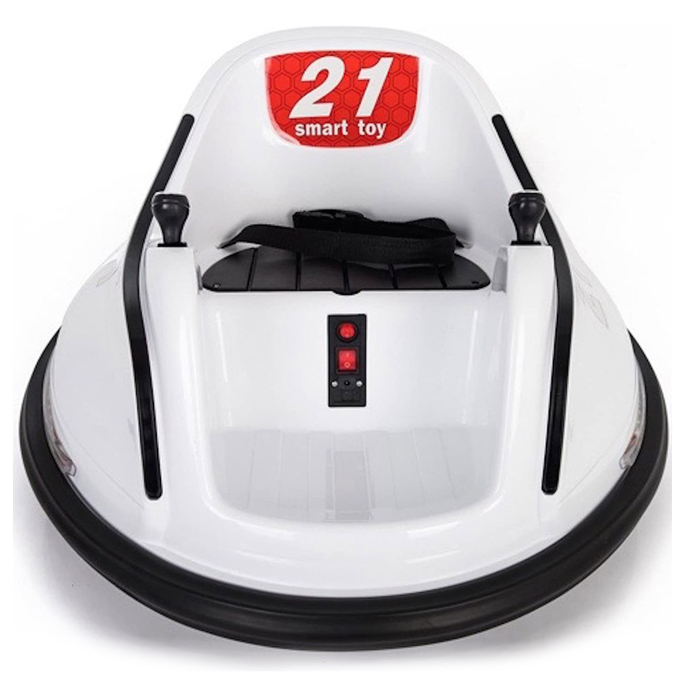 Megastar - Ride On R/C Electric 6V Drift Swingster Baby Car - White