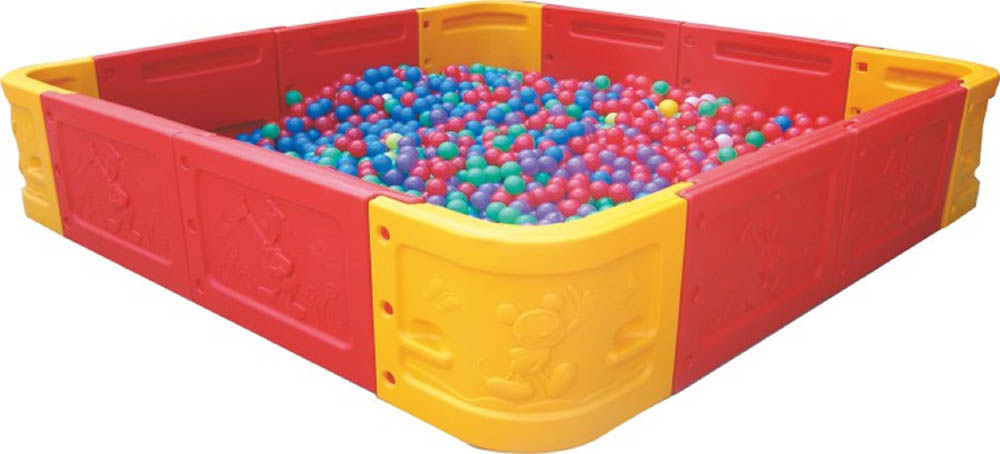Megastar - Square Kids Ocean Ball Pit Including 100 Balls