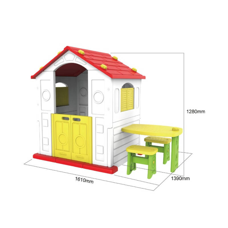Megastar - Sunshine Picnic Playhouse With Table & Chair - Red White