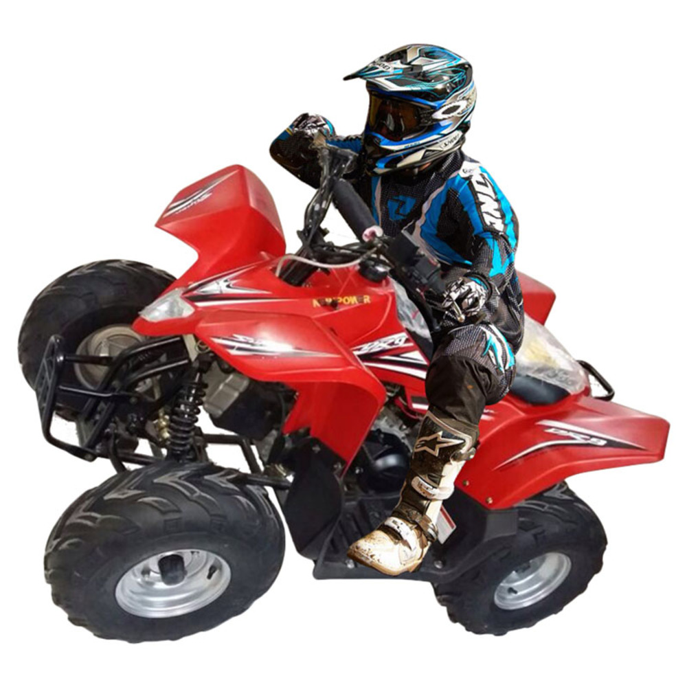 Megawheels - 180CC Atv Quad Bike Without Reverse - Red