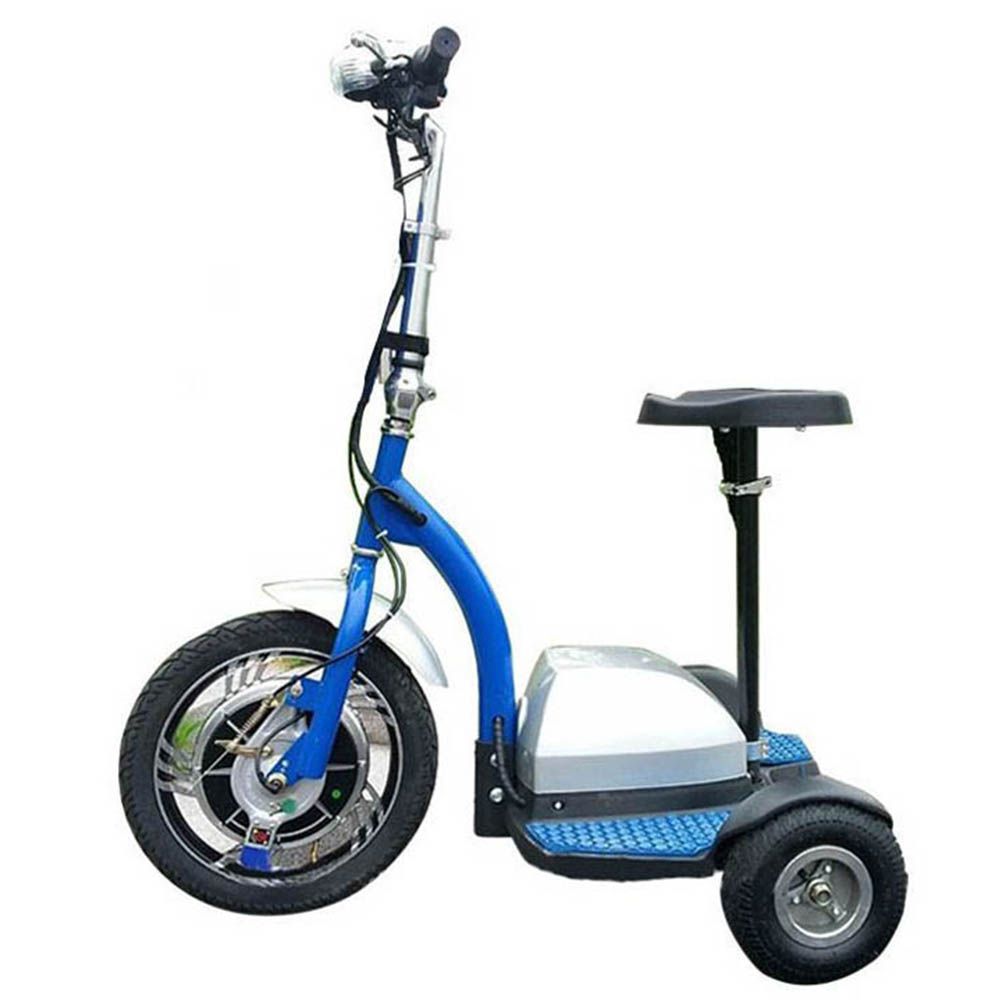Megawheels - 36 V Electric Foldable 3 Wheels Mobility Trike Scooter Blue
