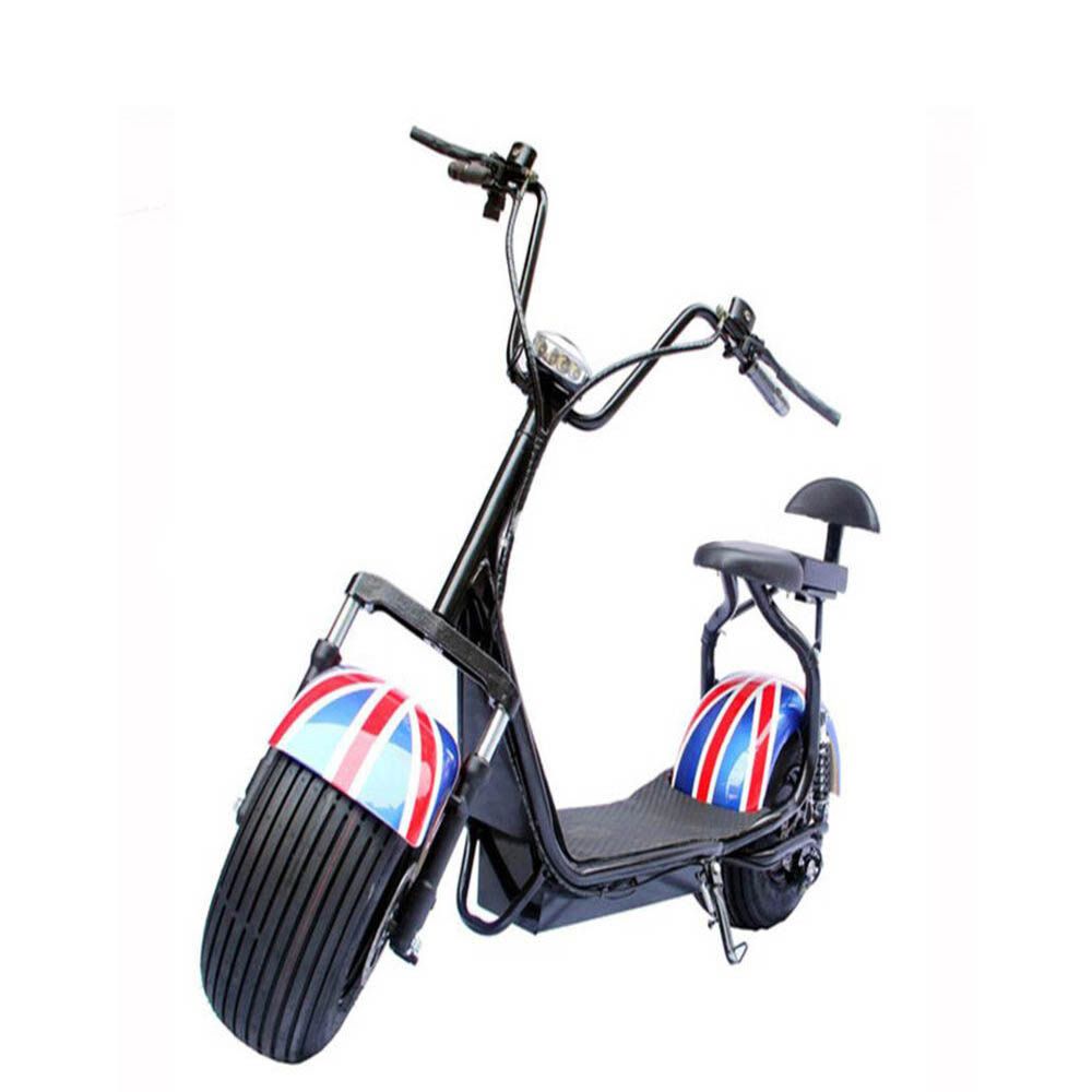 Megawheels - City Coco Harley Graffiti 60 V Electric Scooter Motor Cycle American Flag