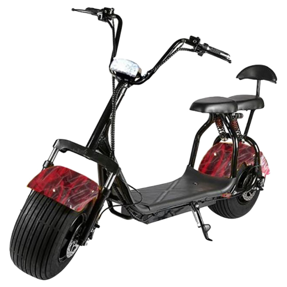 Megawheels - Coco City Harley 60V Fat Tyre Scooter - Maroon