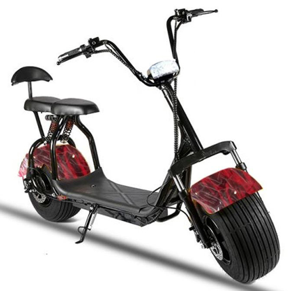 Megawheels - Coco City Harley 60V Fat Tyre Scooter - Maroon