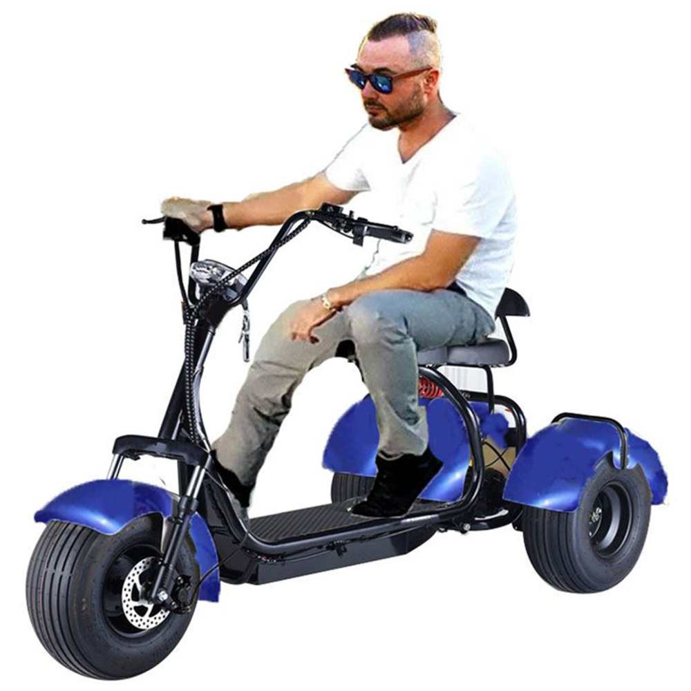 Megawheels - Coco Harley 3 Wheels Velocipede Trike - Blue