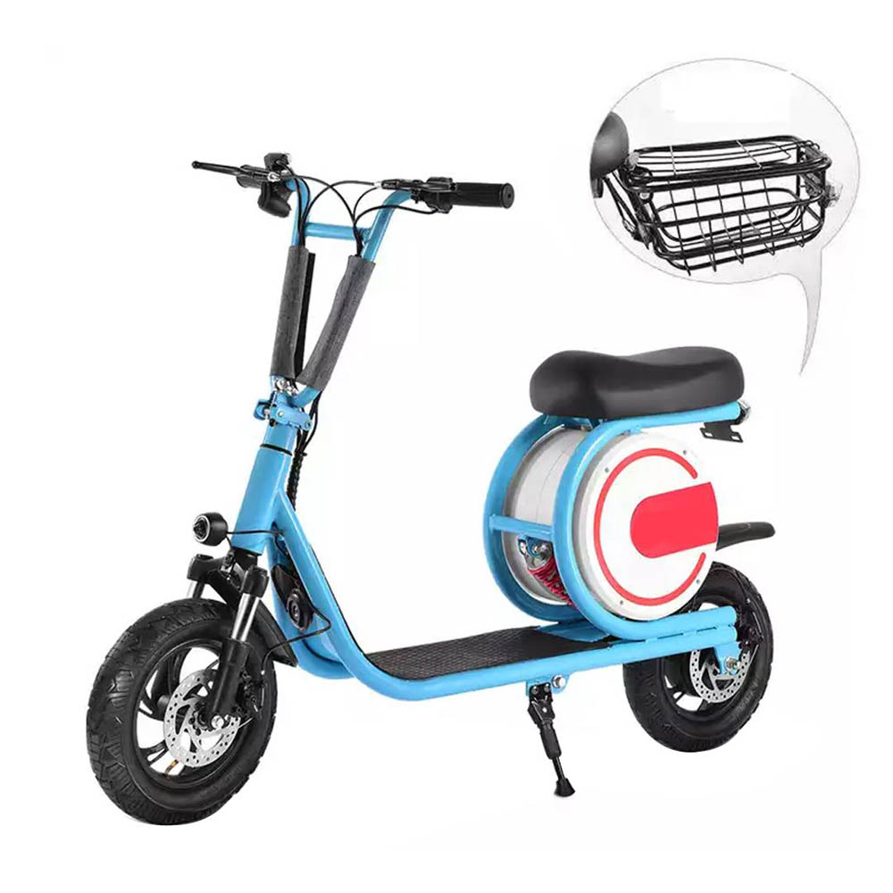 Megawheels - Foldable Go Uber Electric Smart Led Bike 36 V Blue