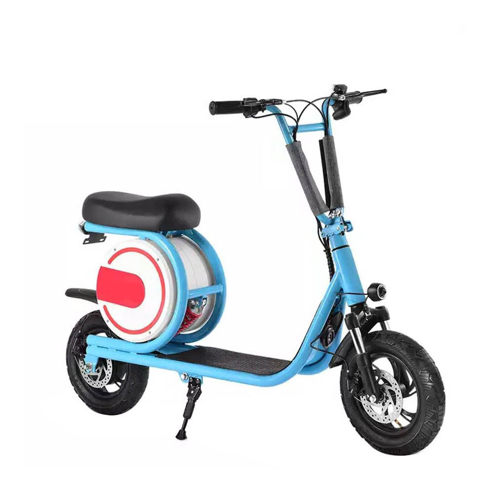 Megawheels - Foldable Go Uber Electric Smart Led Bike 36 V Blue
