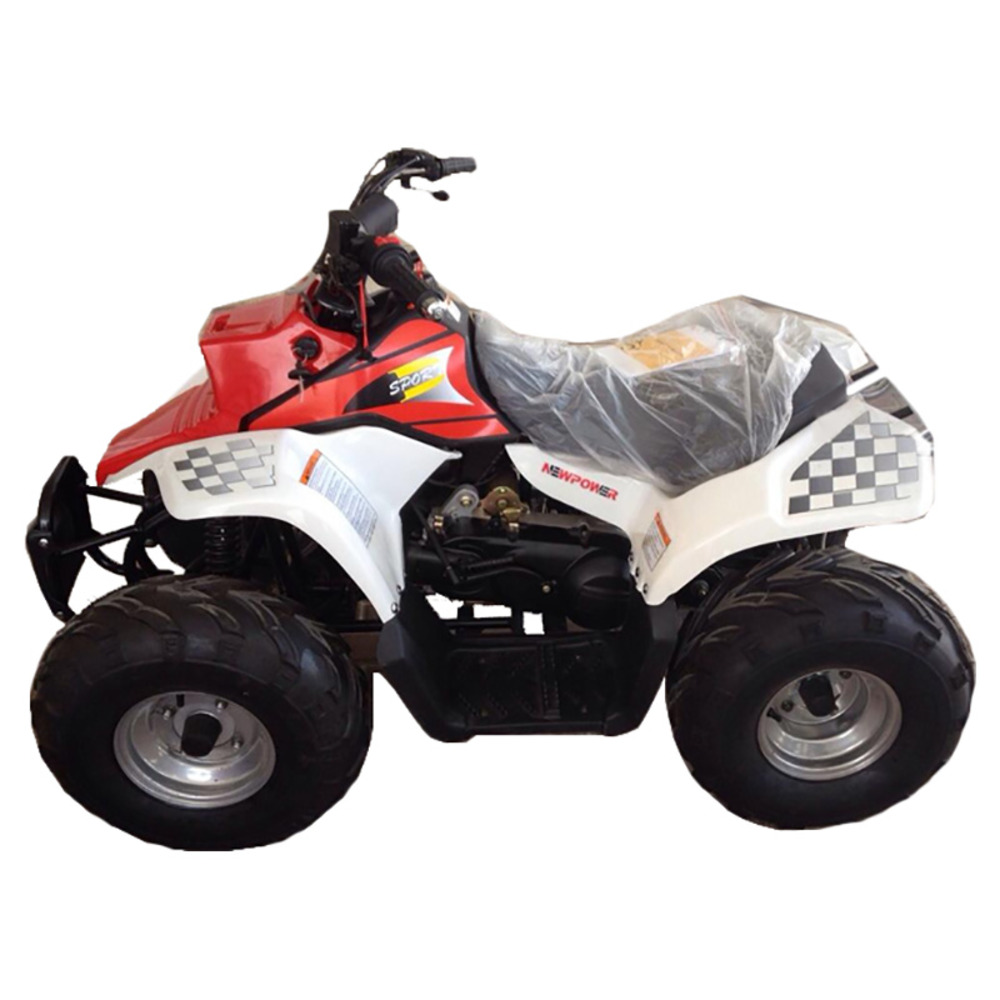 Megawheels - Fury Power 150CC Quad Bike Without Reverse - White