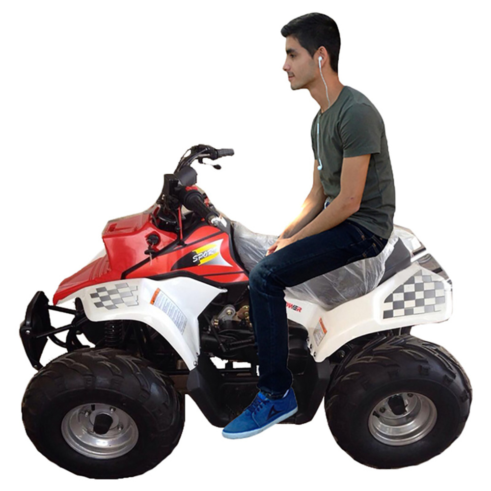 Megawheels - Fury Power 150CC Quad Bike Without Reverse - White