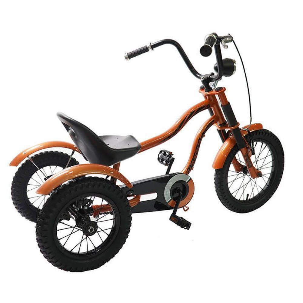 Megawheels - Harley Style Tricycle With Head Lights Orange