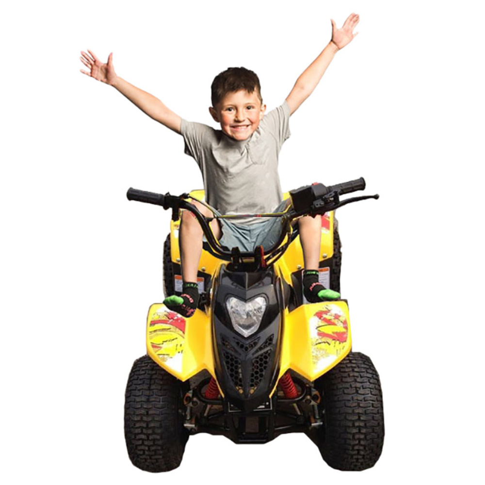 Megawheels - Tornado 80 CC Off-Road ATV Quad Bike - Yellow