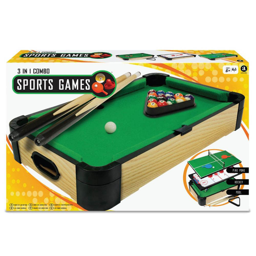 Merchant Ambassador - 20? (50cm) Triple-play Tabletop Pool