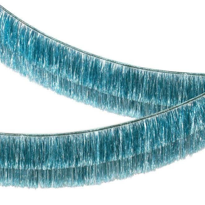Meri Meri - Blue Tinsel Fringe Garland