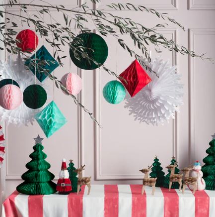 Meri Meri - Christmas Honeycomb Garland