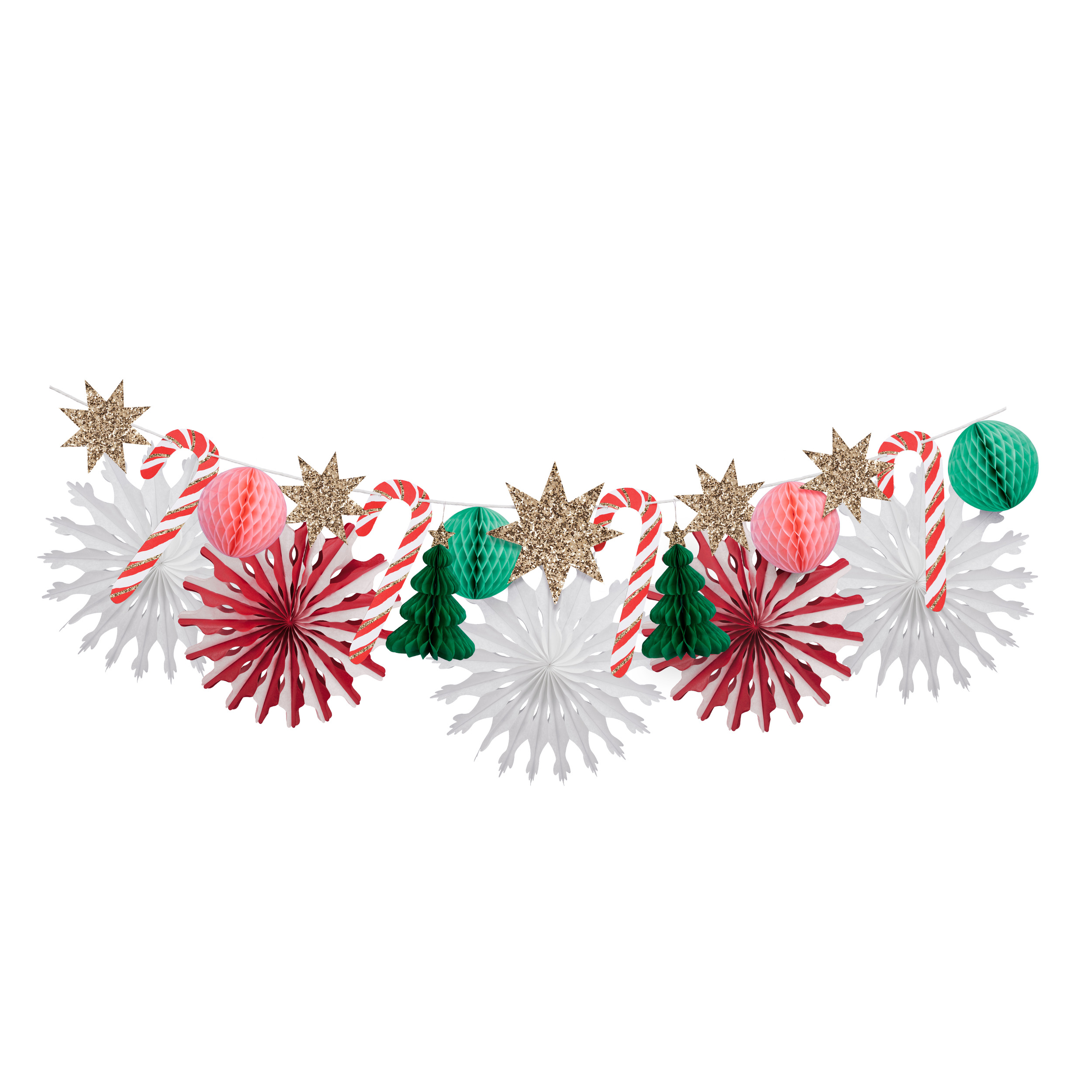 Meri Meri - Christmas Honeycomb Garland