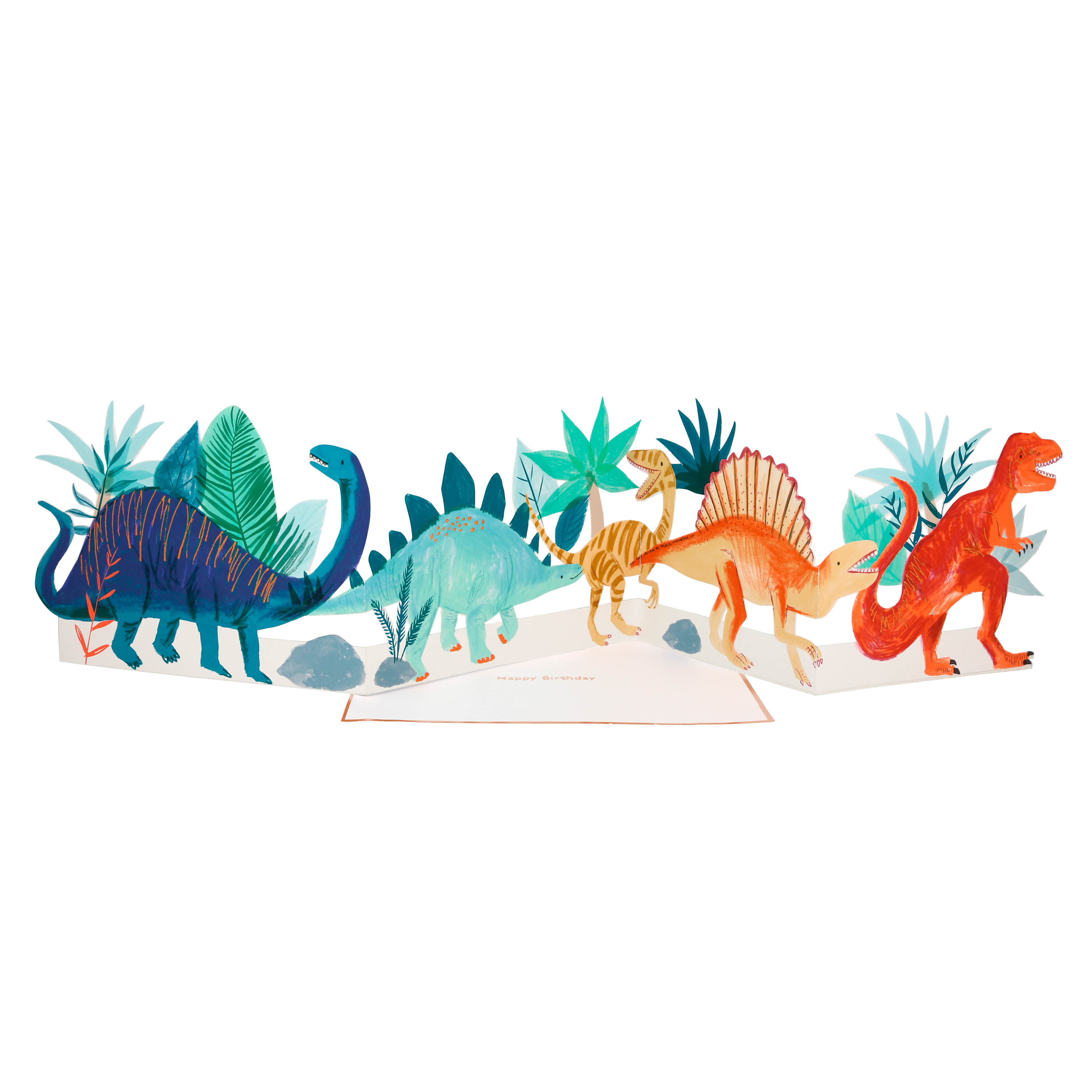 Meri Meri - Dinosaur Concertina Card