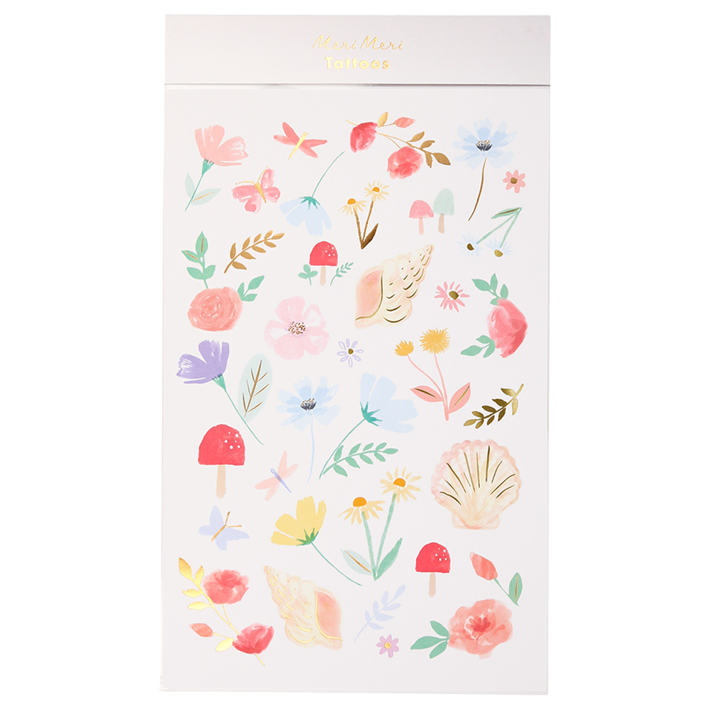Meri Meri - Floral Tattoos Sheets
