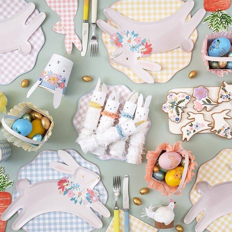 Meri Meri - Gingham Dinner Plates