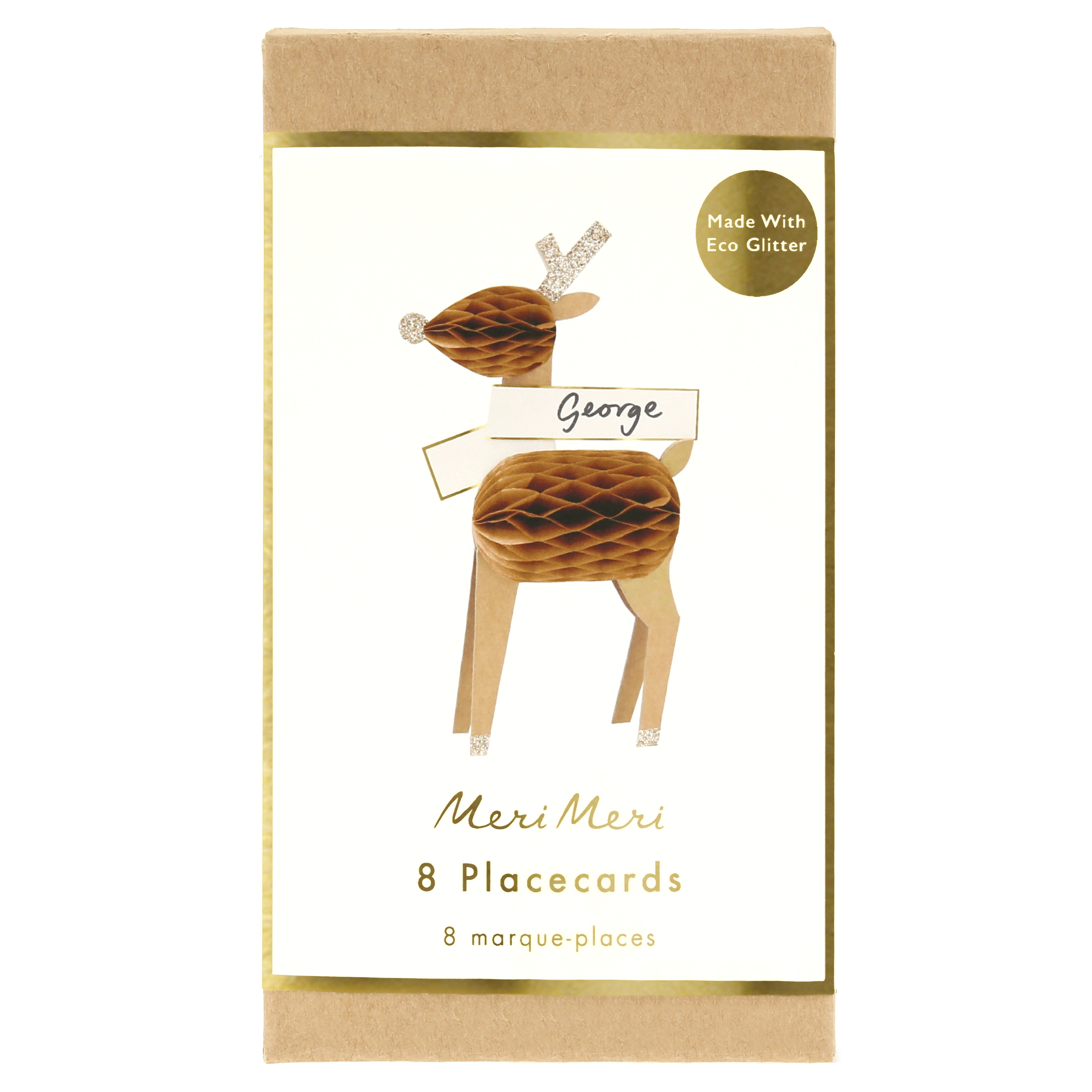 Meri Meri - Honeycomb Reindeer Placecards