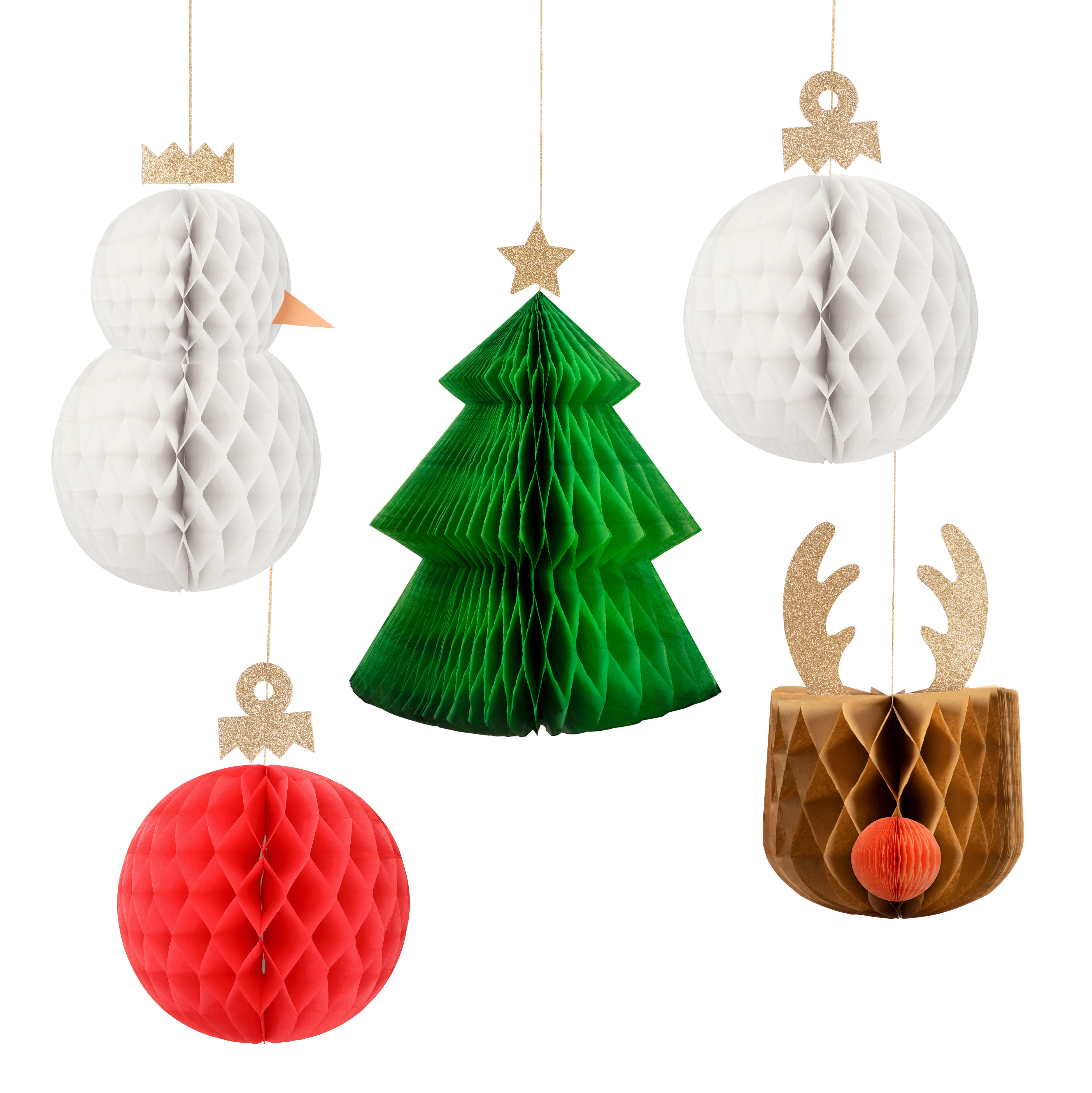 Meri Meri - Large Hanging Honeycomb Decorations