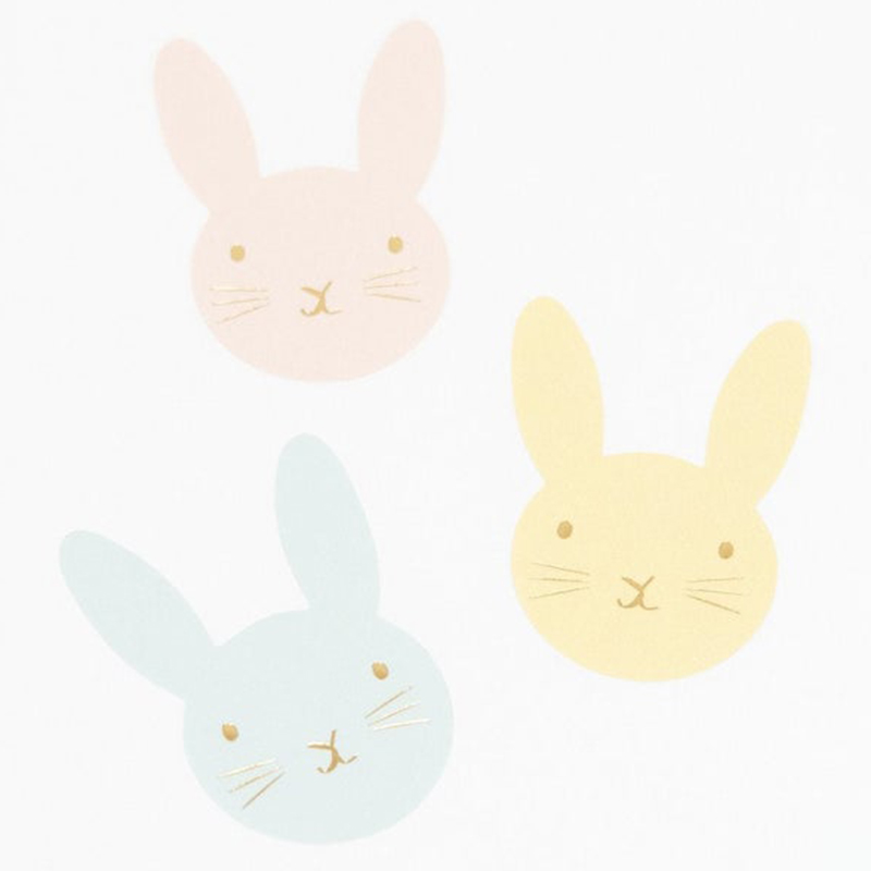 Meri Meri - Pastel Bunny Stickers