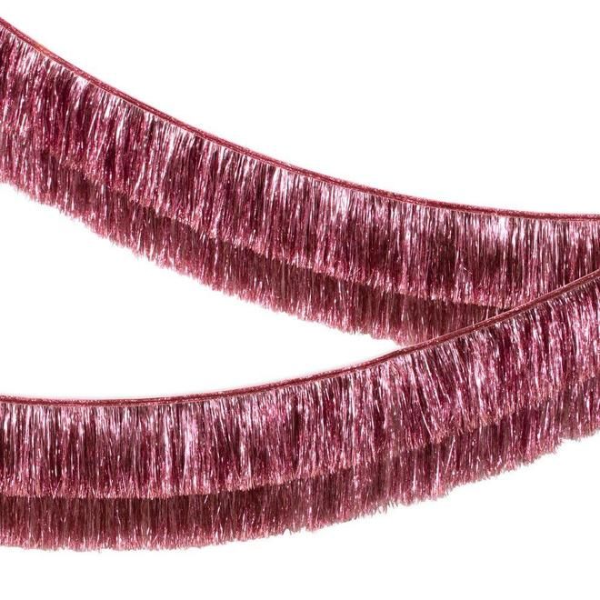Meri Meri - Pink Tinsel Fringe Garland