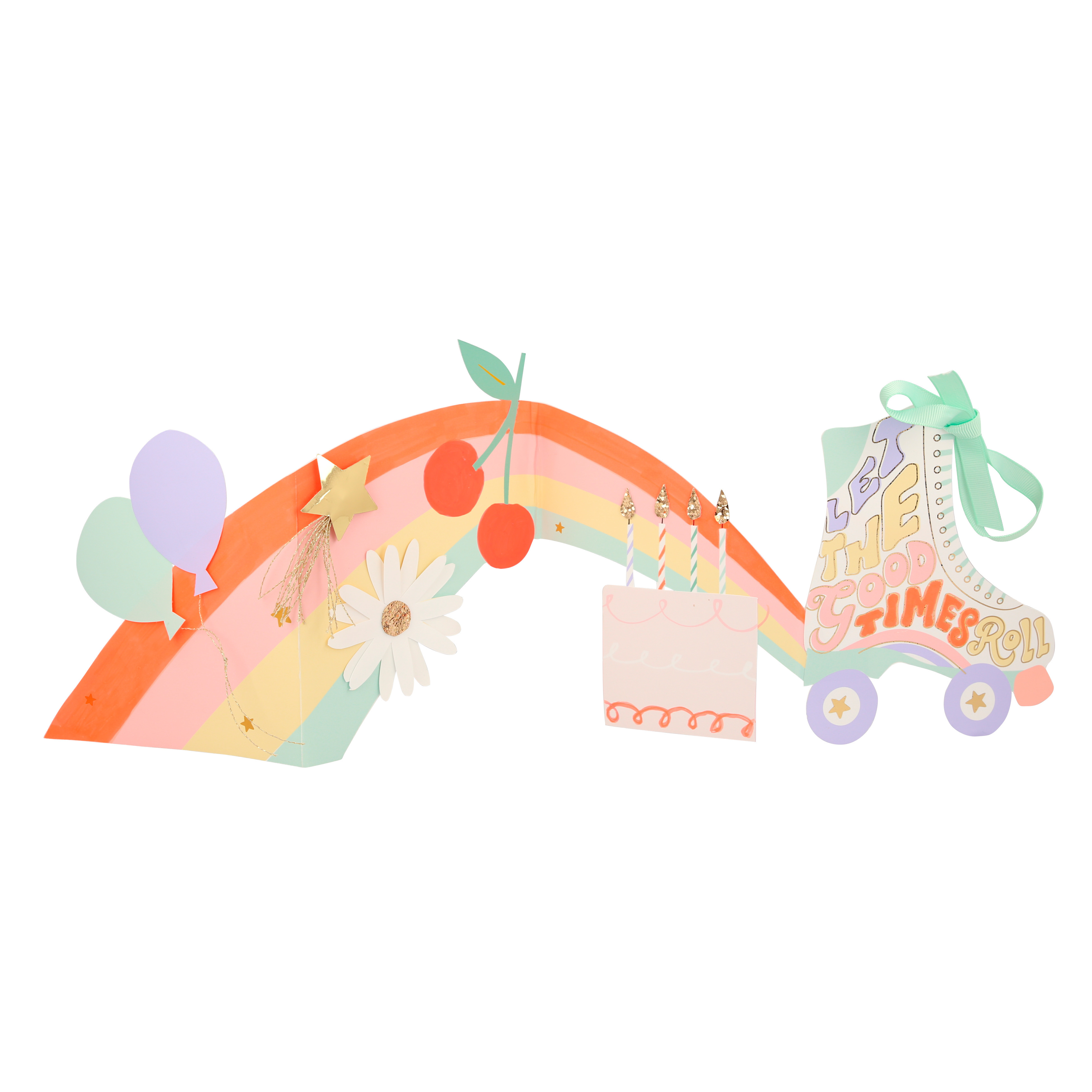 Meri Meri - Roller Skate Concertina Card