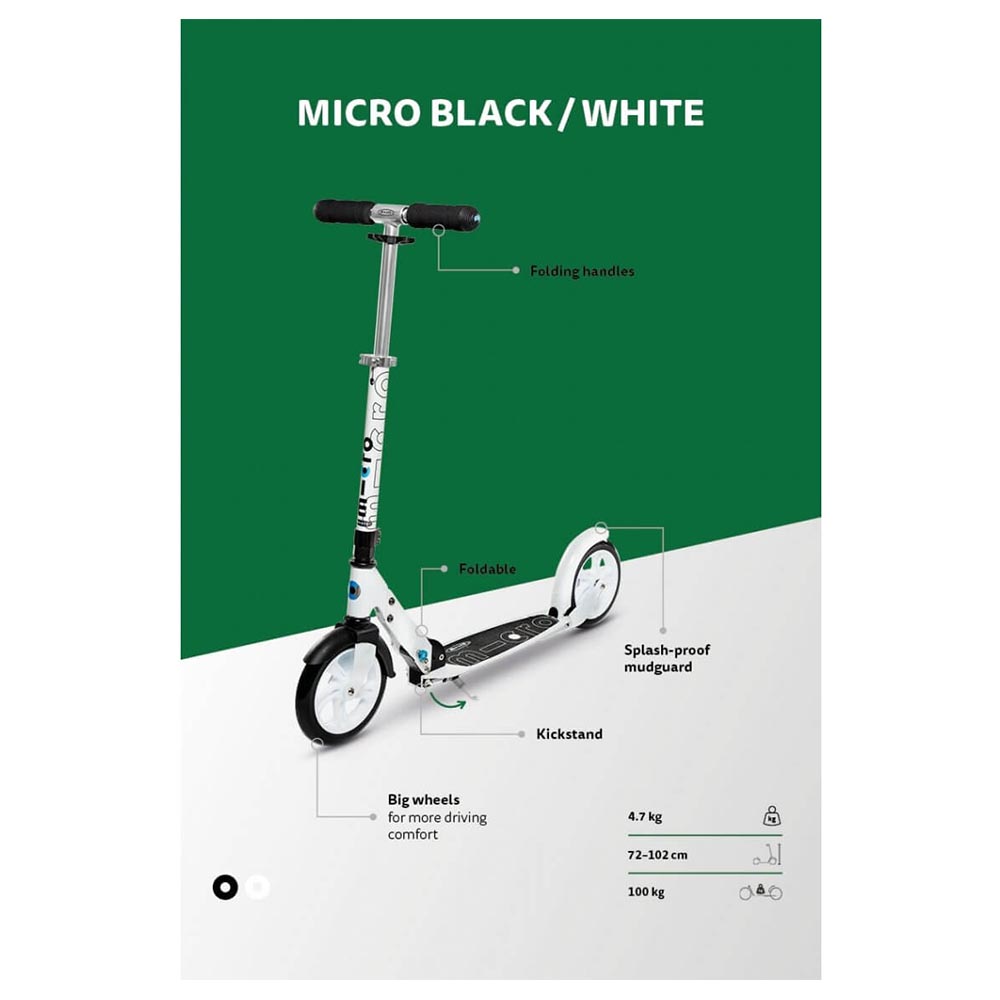 Micro - Scooter For Kids For Kids - Black