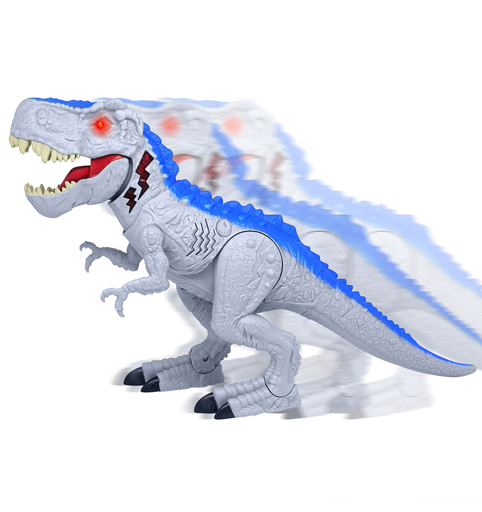 Mighty Megasaur - Battery Operated Walking Dinosaur Megahunter Toy - 2 Assorted