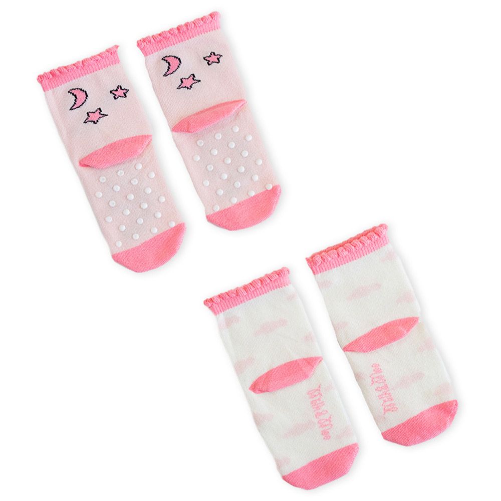 Milk&Moo Buzzy Bee & Canchin Rabbit Baby Socks 4pcs 0-12M