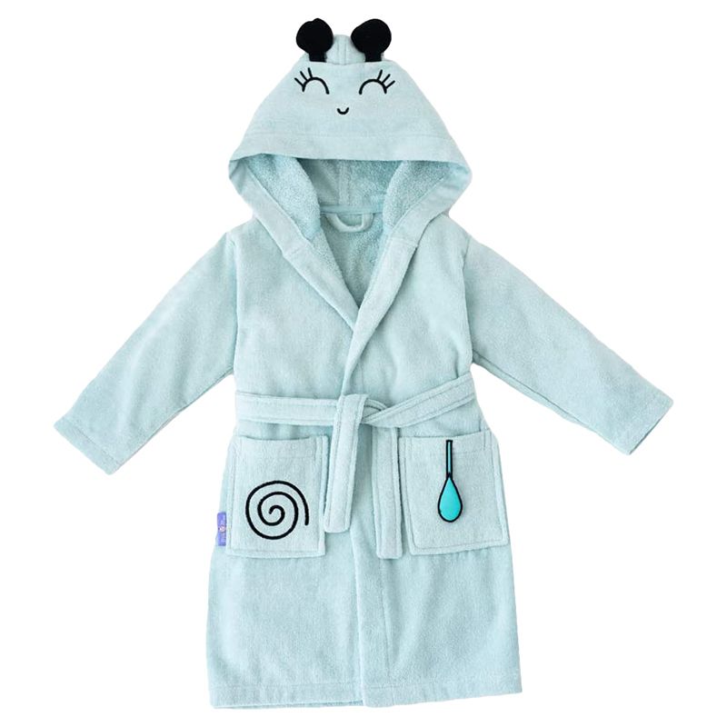 Milk&Moo - Sangaloz Velvet Bathrobe - Blue
