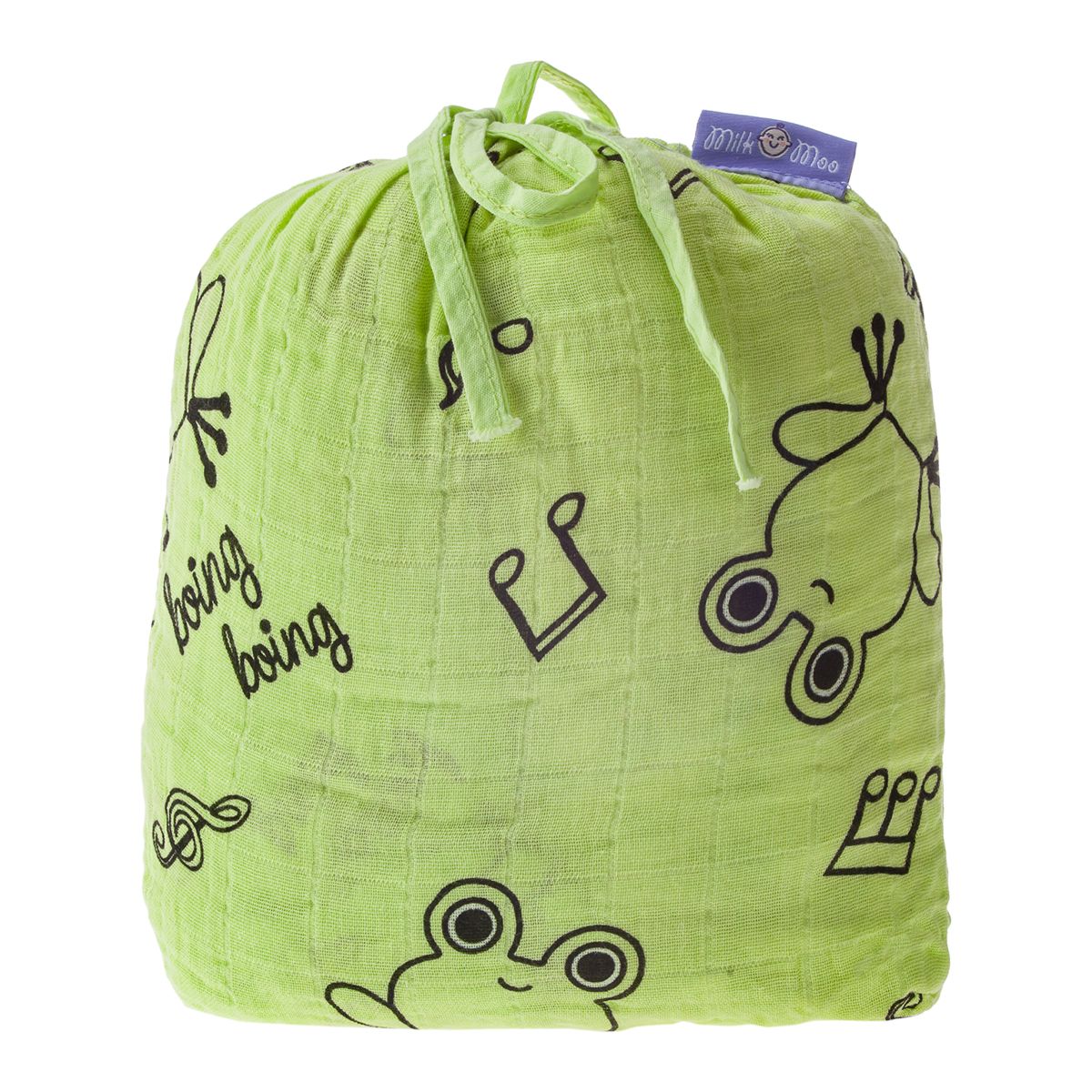 Milk&Moo Sprat Frog 2-Piece Muslin Swaddle