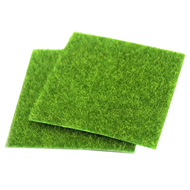 Mindset - Artificial Mini Grass Moss Mat -2 Set