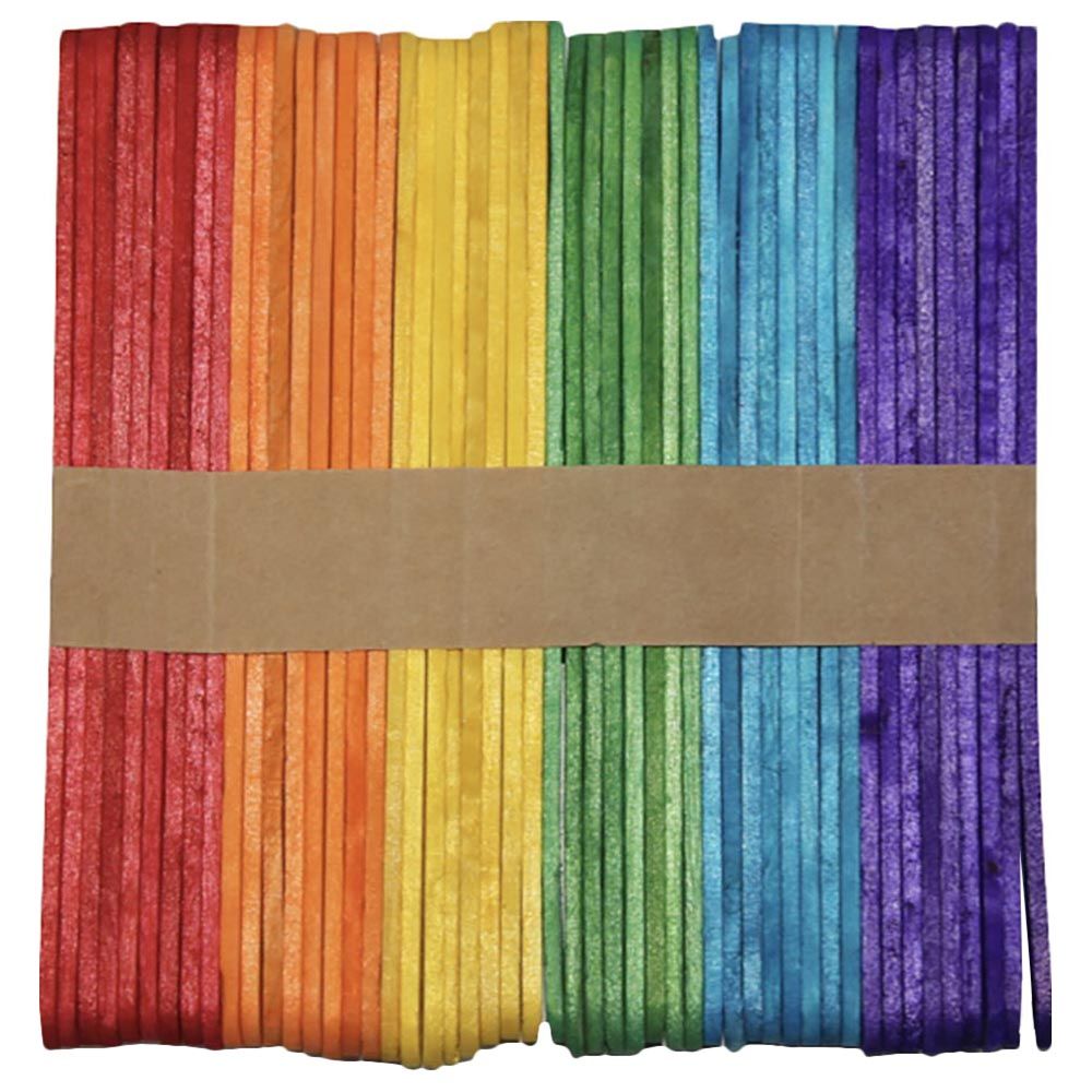 Mindset - Ice Cream / Popsicle Stick Colorful - 120 Pcs