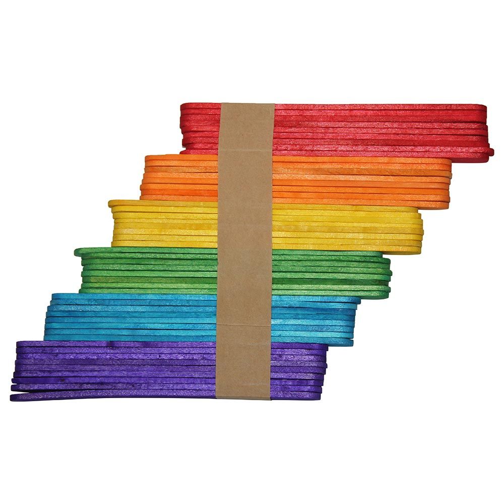 Mindset - Ice Cream / Popsicle Stick Colorful - 120 Pcs